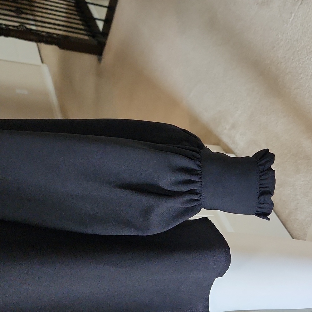 Black Halogen Button-Up Blouse - image 2